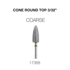 Cre8tion Cone Round Top Nail Filing Bit 3/32"