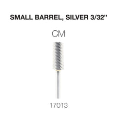 Cre8tion Carbide Small Barrel, Silver 3/32"