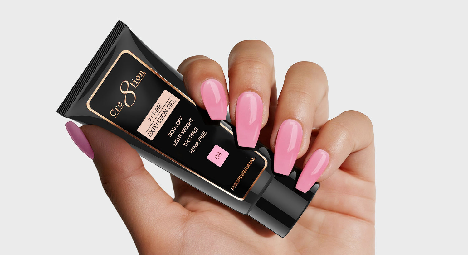 Cre8tion Poly Gel-Extension Gel In Tube 2oz - 09