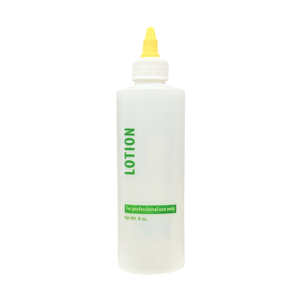 Cre8tion Plastic Bottle "Lotion" 8oz EMPTY - Related Liquid non Cap