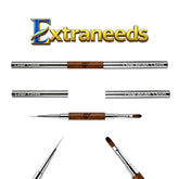 HNS Diamond Double-Ended Liner Brush & Oval Gel Brush