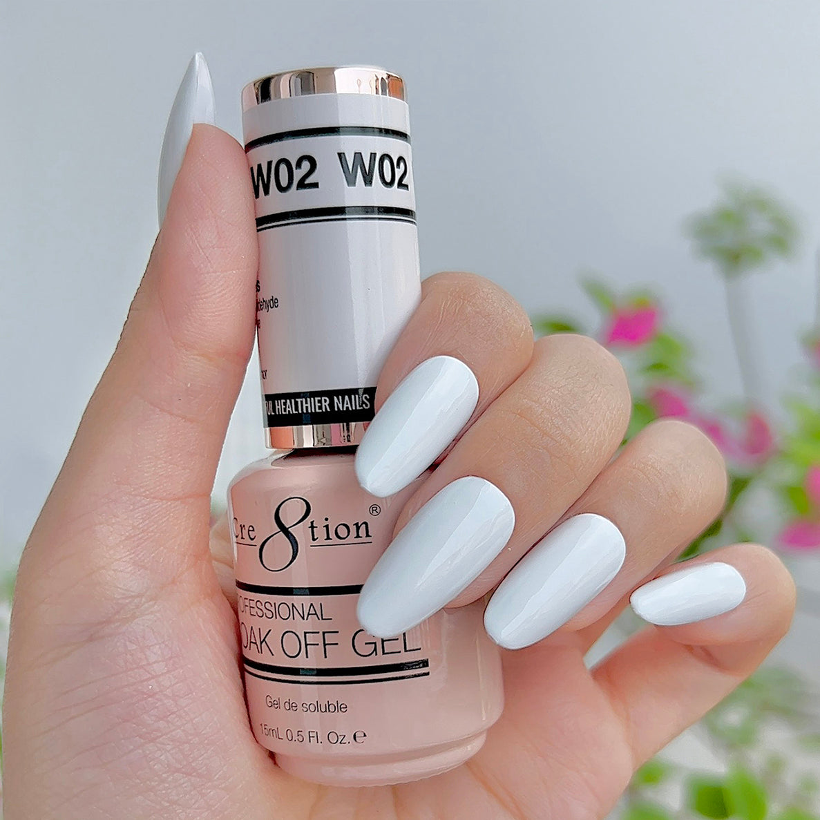 Cre8tion Gel - French Collection 0.5oz - W02 Cold White