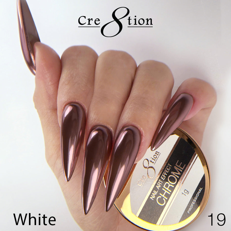 Cre8tion Chrome Nail Art Effect 1g - 19 Light Pink
