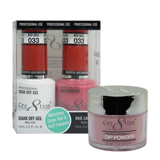 Cre8tion Matching Sets - 033 RED SOLE