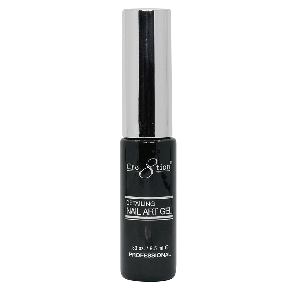 Cre8tion Detailing Nail Art Gel 0.33oz 01 Black