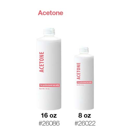 Cre8tion Plastic Bottle "Acetone" EMPTY - Related Liquid non Cap