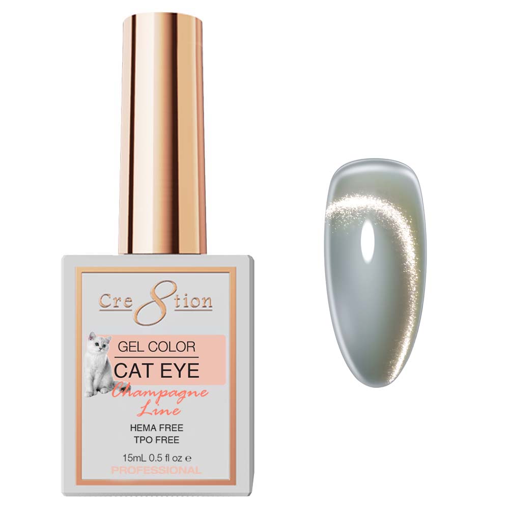 Cre8tion Cat Eye Champagne Line 0.5oz