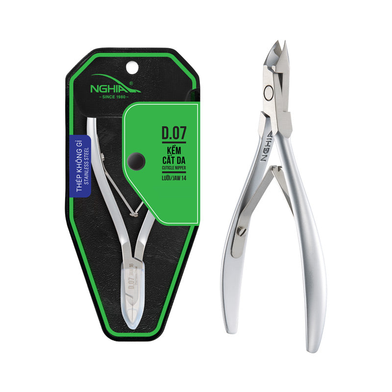 NGHIA Slanted Tweezer - N-409 (Stainless Steel)
