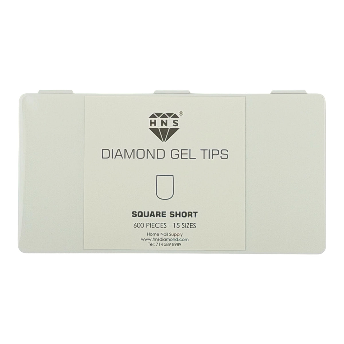 HNS DIAMOND GEL TIPS SQUARE