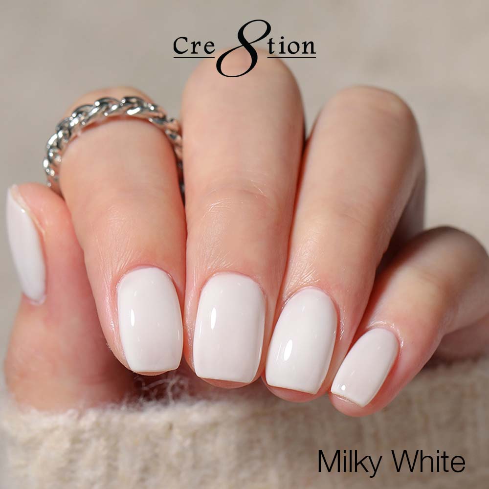 Cre8tion Milky White Gel 0.5oz