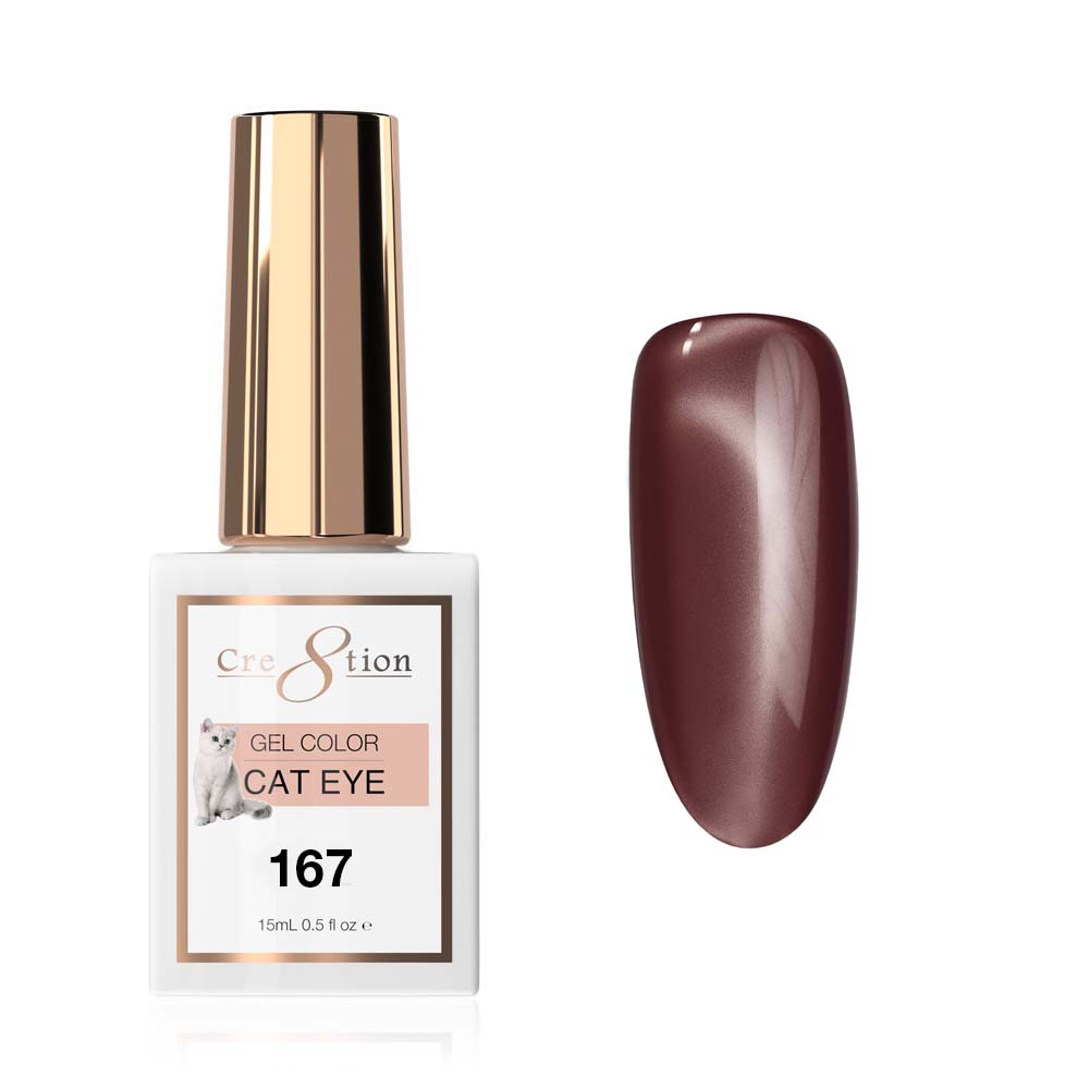 Cre8tion Cat Eye Soak Off Gel 0.5oz 167