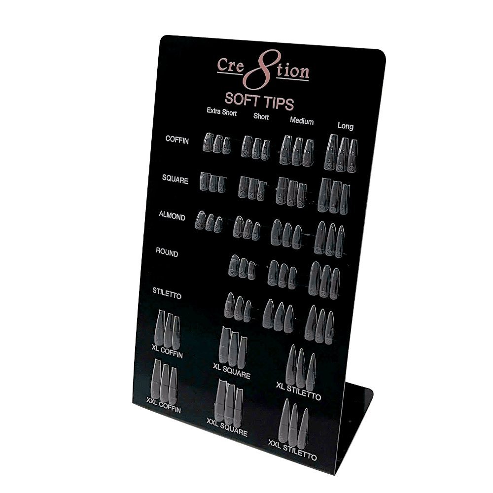 Cre8tion Counter Display Color Chart - Soft Tips