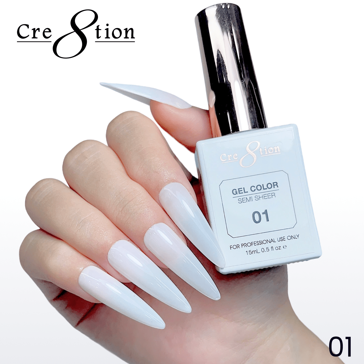Cre8tion Hema Free Semi-Sheer Collection 0.5oz - Nude Series