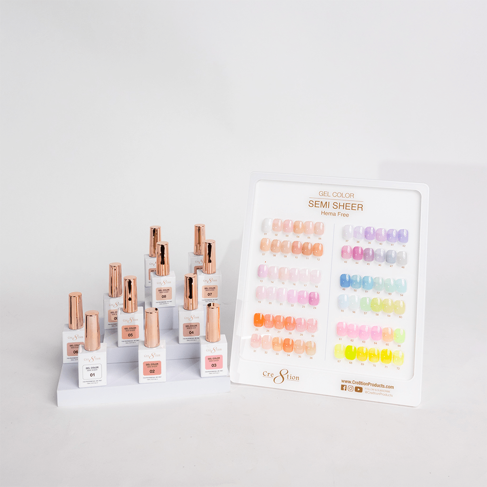 Cre8tion Hema Free Semi-Sheer Collection 0.5oz - Nude Series