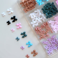 Cre8tion Nail Art Accessory 3D Flat Bows 08