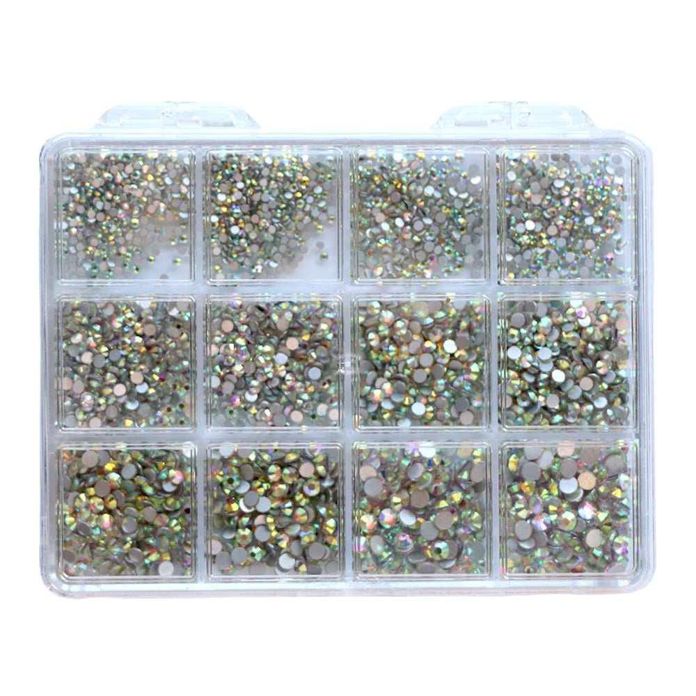 Cre8tion Nail Art Accessory Rhinestone Flat Bottom 04