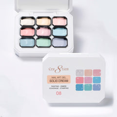 Cre8tion Nail Art Gel - Solid Cream - 08