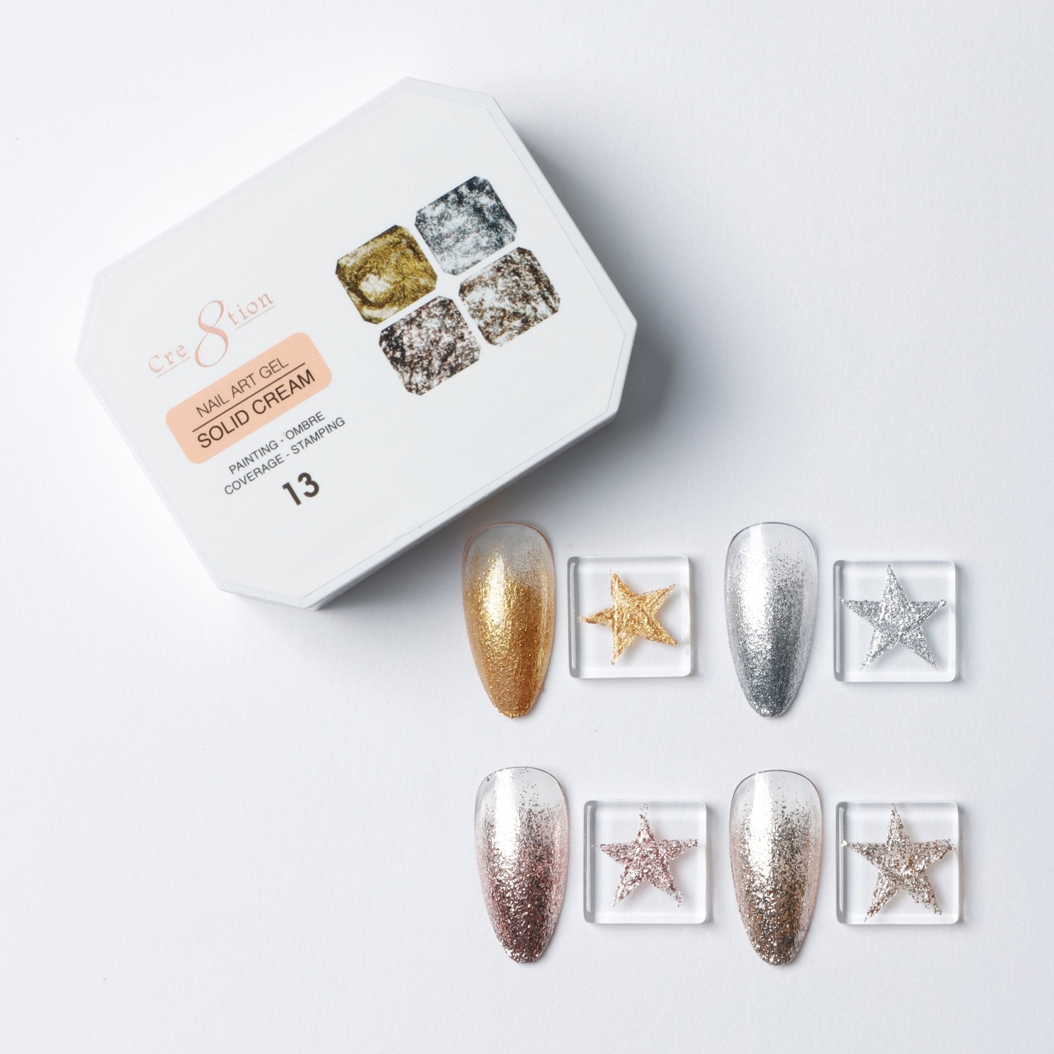 Cre8tion Nail Art Gel - Solid Cream - 13