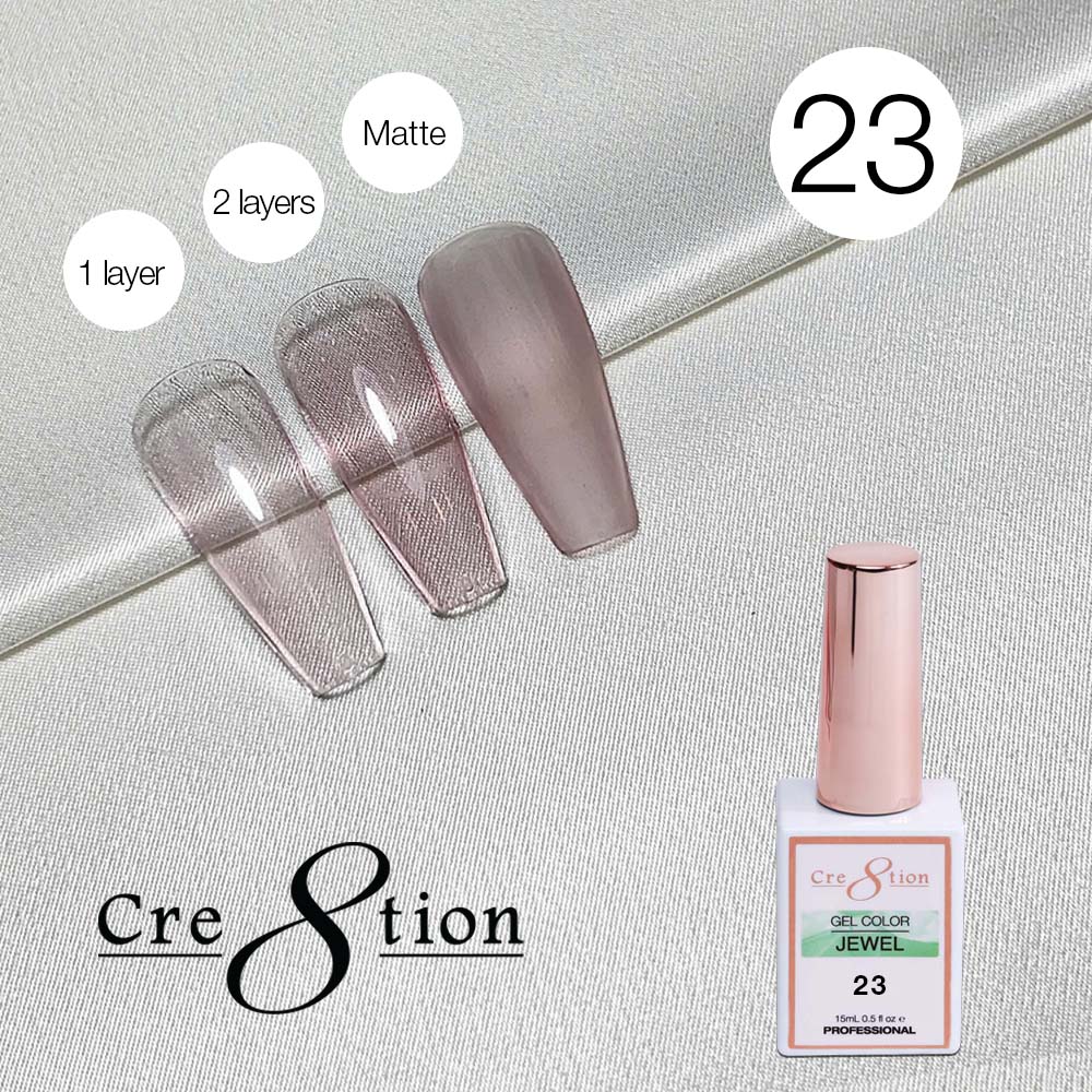 Cre8tion Soak Off Gel 0.5oz G23 - Jewel Collection