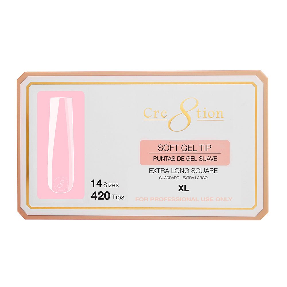 Cre8tion Soft Gel Tips - SQUARE