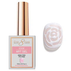 Cre8tion The Edge Art Gel White 0.5oz