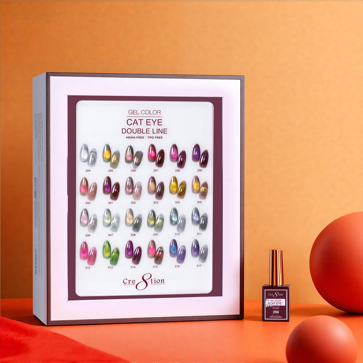 Cre8tion Cat Eye Double Line Kit - 24 Colors