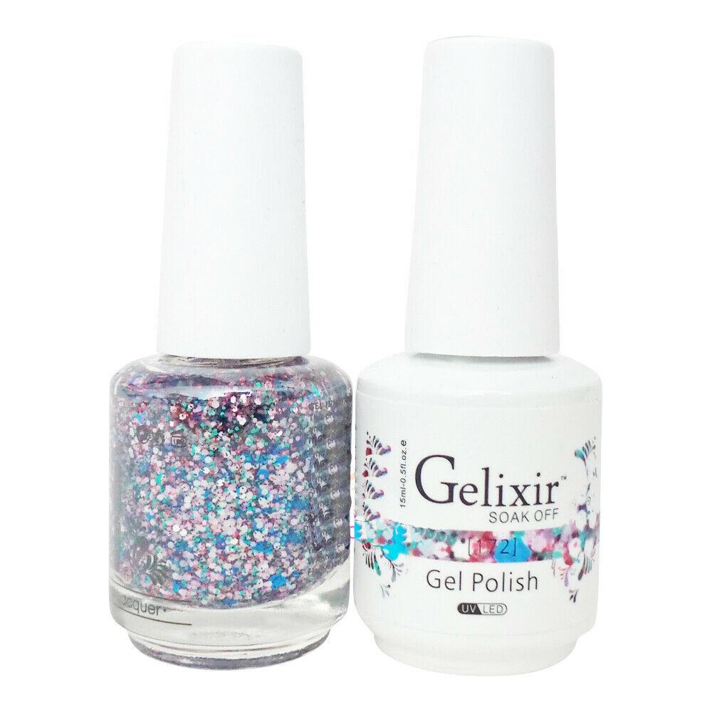 Gelixir Nail Polish Gel & Matching Lacquer 1 PK #172