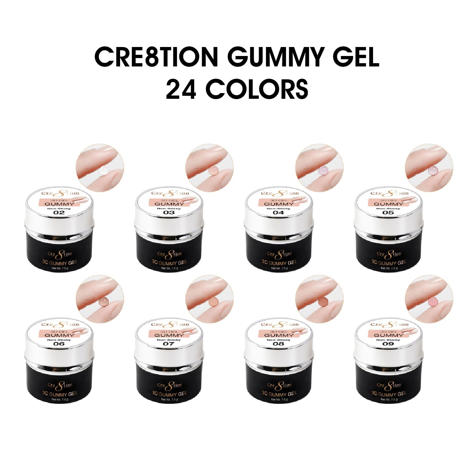 Cre8tion Gummy Gel in Jar - 0.26oz