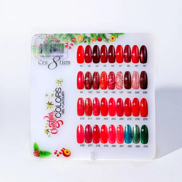 Cre8tion Matching Color - Christmas Collection - 36 colors w/ 2 Color Chart