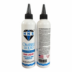 My Store HNS professional EMA acrylic monomer liquid for ombre nail art in an 8 fl. oz. white bottle